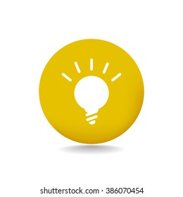 light sign ideas, web icon.