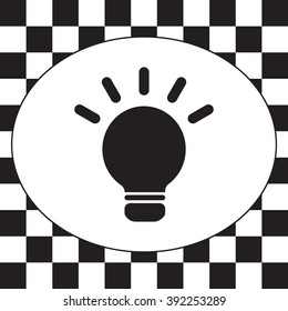 light sign ideas, web icon. vector design