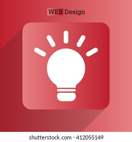 light sign ideas, web icon. vector design