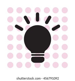 light sign ideas, web icon. vector design