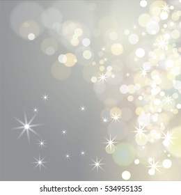 Light silver abstract Christmas background