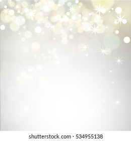Light silver abstract Christmas background