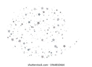 Light silver glitter confetti background. White holiday texture.  White abstract texture. Silver glitter background. Vector elegant invitation template.