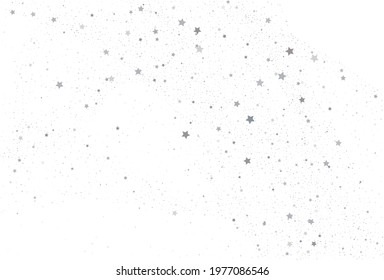 Light silver glitter confetti background