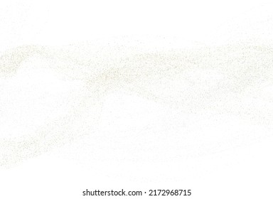 Light silver gold dust. Vector