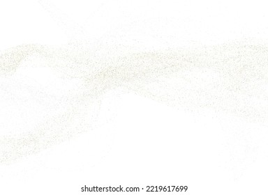 Light silver gold dust. White festive texture. Vector