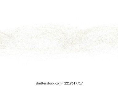Light silver gold dust. White festive texture. Vector