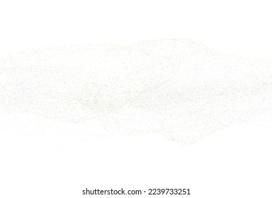 Light silver gold dust. White festive texture. Vector