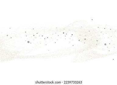Light silver gold glitter confetti. Light Christmas background. white festive texture