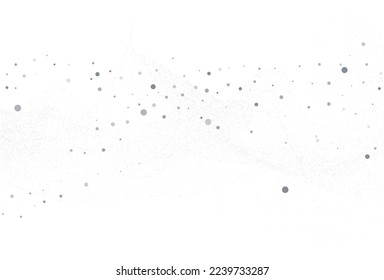 Light silver gold glitter confetti. Light Christmas background. white festive texture
