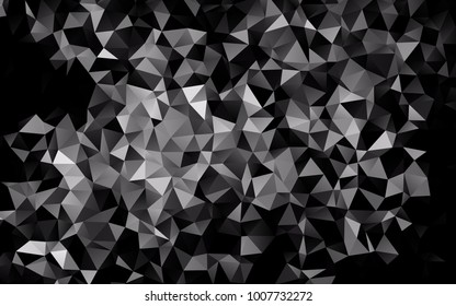 Light Silver, Gray vector abstract mosaic background. Brand-new colored illustration in blurry style with gradient. The textured pattern can be used for background.
