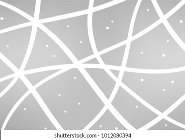 Light Silver, Gray vector abstract doodle texture. Colorful illustration in abstract style with doodles and Zen tangles. A completely new design for your business.