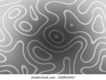 Light Silver, Gray vector abstract doodle template. Ethnic elegant natural pattern with gradient. The pattern can be used for coloring books and pages for kids.