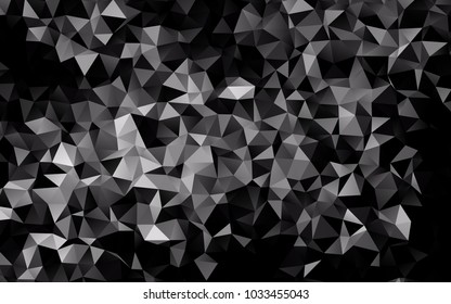 Light Silver, Gray vector abstract mosaic background. Colorful abstract illustration with gradient. Brand-new style for your business design.