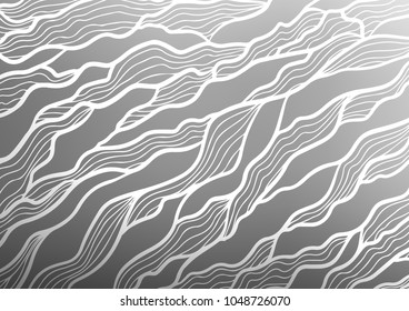 Light Silver, Gray vector abstract doodle background. Brand-new colored illustration in blurry style with doodles. The pattern can be used for wallpapers and coloring books.
