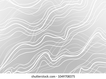 Light Silver, Gray vector abstract doodle template. An elegant bright illustration with lines in Natural style. Hand painted design for web, wrapping, wallpaper.