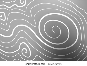 Light Silver, Gray vector abstract doodle pattern. Colorful abstract illustration with lines in Asian style. The pattern can be used for heads of websites and designs.