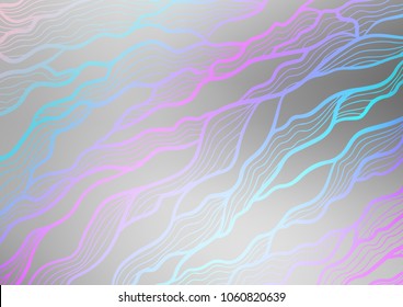Light Silver, Gray vector abstract doodle background. Geometric doodle illustration in Origami style with gradient. The pattern can be used for coloring books and pages for kids.