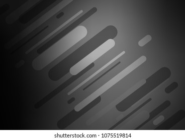 Light Silver, Gray vector abstract doodle background. Decorative shining illustration with doodles on abstract template. Hand painted design for web, leaflet, textile.