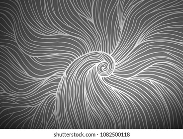 Light Silver, Gray vector abstract doodle background. Colorful illustration in abstract style with doodles and Zen tangles. A completely new design for your business.