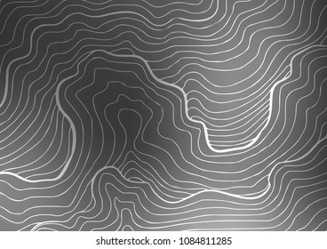 Light Silver, Gray vector abstract doodle pattern. Blurred decorative design in Indian style with Zen tangles. The pattern can be used for coloring books and pages for kids.