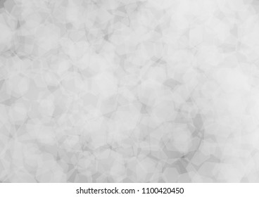 Light Silver, Gray vector abstract polygonal template. Colorful illustration in abstract style with gradient. The best hexagonal design for your business.