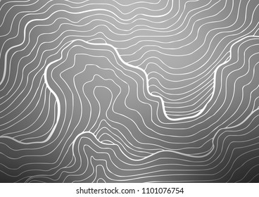 Light Silver, Gray vector abstract doodle template. Colorful abstract illustration with lines in Asian style. A completely new design for your business.