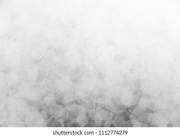 Light Silver, Gray vector abstract mosaic pattern. An elegant bright illustration with gradient. The polygonal design can be used for your web site.