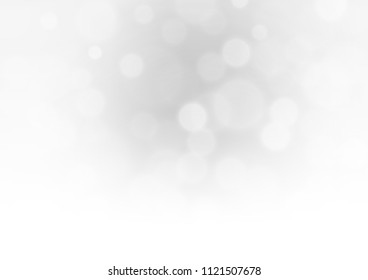 Light Silver, Gray vector abstract template. A completely new color illustration in a bokeh style. The best blurred design for your business.
