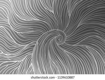 Light Silver, Gray vector abstract doodle texture. Modern geometrical abstract illustration with doodles. A completely new template for your business design.