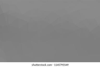 Light Silver, Gray vector abstract mosaic background. A completely new color illustration in a vague style. A completely new template for your business design.