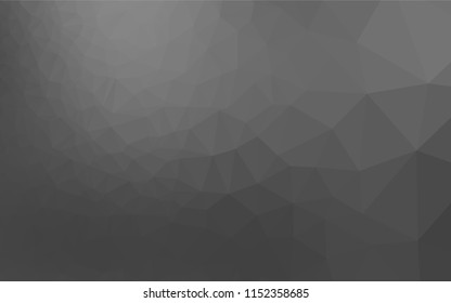 Light Silver, Gray vector abstract mosaic pattern. Colorful abstract illustration with gradient. The elegant pattern can be used as part of a brand book.