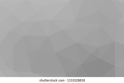 Light Silver, Gray vector abstract mosaic background. Colorful illustration in abstract style with gradient. The elegant pattern can be used as part of a brand book.