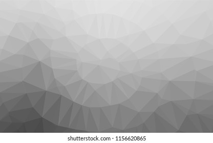 Light Silver, Gray vector abstract mosaic backdrop. A completely new color illustration in a vague style. The template can be used as a background for cell phones.