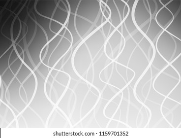 Light Silver, Gray vector abstract doodle texture. Glitter abstract illustration with doodles and Zen tangles. Hand painted design for web, leaflet, textile.