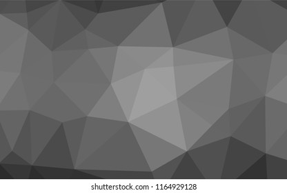 Light Silver, Gray vector abstract mosaic backdrop. Colorful illustration in abstract style with gradient. The textured pattern can be used for background.