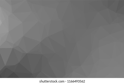 Light Silver, Gray vector abstract mosaic pattern. Brand new colored illustration in blurry style with gradient. The elegant pattern can be used as part of a brand book.