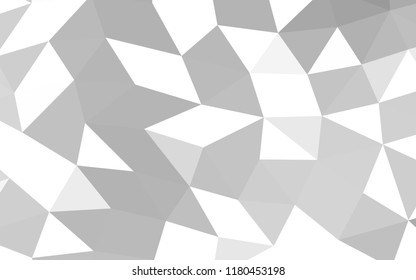 Light Silver, Gray vector abstract polygonal abstract polygonal. Colorful abstract illustration with gradient. A new texture for your design.