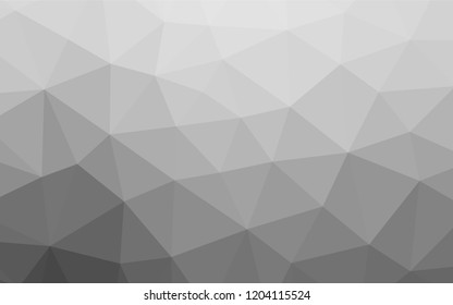 Light Silver, Gray vector abstract mosaic pattern. Glitter abstract illustration with an elegant design. The elegant pattern can be used as part of a brand book.