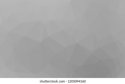 Light Silver, Gray vector abstract mosaic background. Brand new colored illustration in blurry style with gradient. Brand new style for your business design.