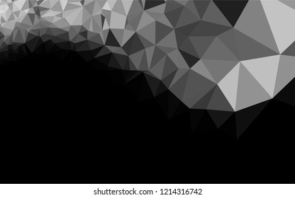 Light Silver, Gray vector abstract mosaic background. Brand new colored illustration in blurry style with gradient. The elegant pattern can be used as part of a brand book.