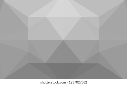 Light Silver, Gray vector abstract mosaic backdrop. Brand new colored illustration in blurry style with gradient. The textured pattern can be used for background.