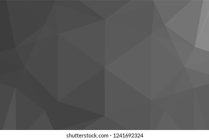 Light Silver, Gray vector abstract mosaic backdrop. A vague abstract illustration with gradient. A completely new design for your business.