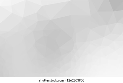 Light Silver, Gray vector abstract mosaic backdrop. Shining colored illustration in a Brand new style. The textured pattern can be used for background.