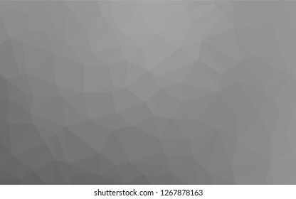 Light Silver, Gray vector abstract mosaic backdrop. Colorful abstract illustration with gradient. The template can be used as a background for cell phones.