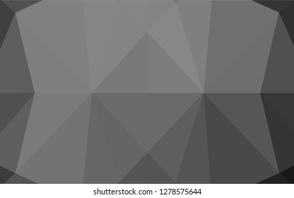 Light Silver, Gray vector abstract mosaic pattern. A vague abstract illustration with gradient. The elegant pattern can be used as part of a brand book.