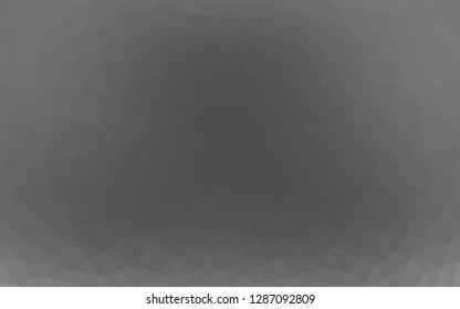 Light Silver, Gray vector abstract polygonal cover. Brand new colorful illustration in with gradient. New texture for your design.