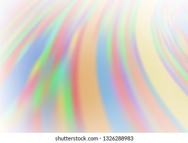 Light Silver, Gray vector abstract blurred template. A completely new color illustration in a bokeh style. A completely new template for your design.