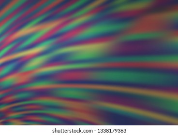 Light Silver, Gray vector abstract blurred template. A completely new color illustration in a bokeh style. Brand new design for your business.