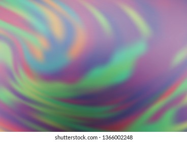 Light Silver, Gray vector abstract blurred template. Glitter abstract illustration with an elegant design. The template can be used for your brand book.